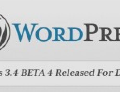 WordPress 3.4 Beta 4 Released To The Public For Testing