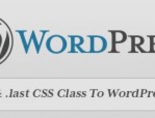 Add .first & .last CSS Class Automatically To WordPress Widgets
