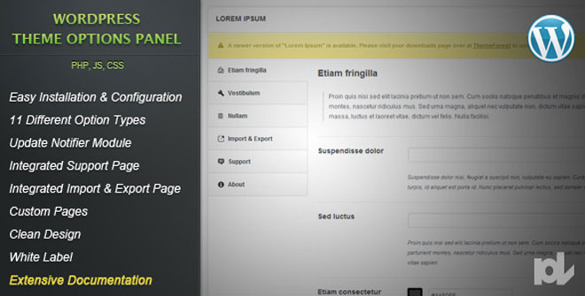 premium-wordpress-theme-options-panel