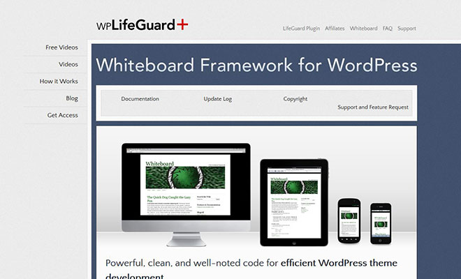 whiteboard-wordpress-theme-framework