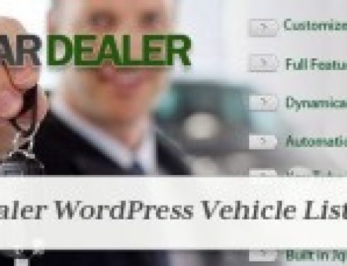 WP Car Dealer WordPress Car Dealership Listing Plugin